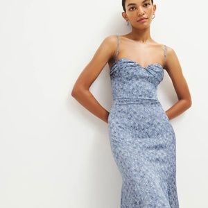 Reformation Hensley Satin Dress Size 2